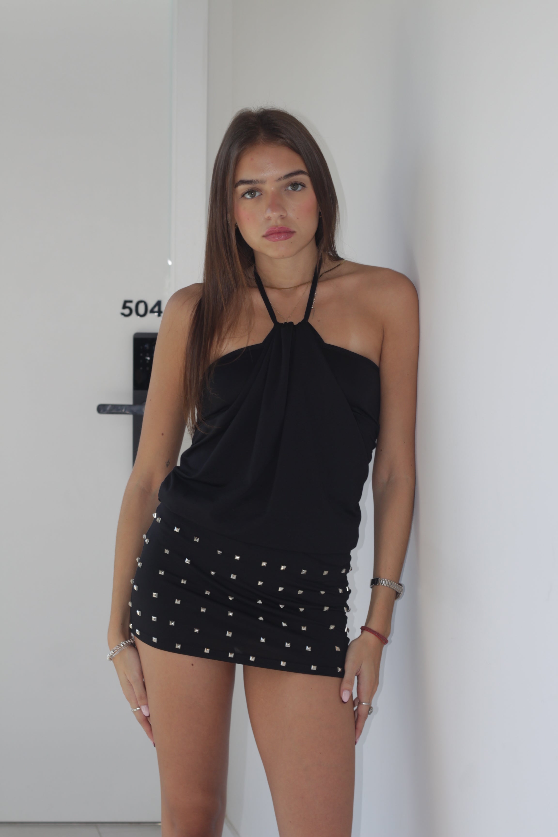 Vestido Tec Negro
